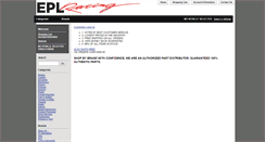 Desktop Screenshot of eplracing.com
